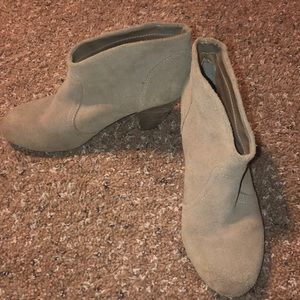 Taupe Ankle Booties